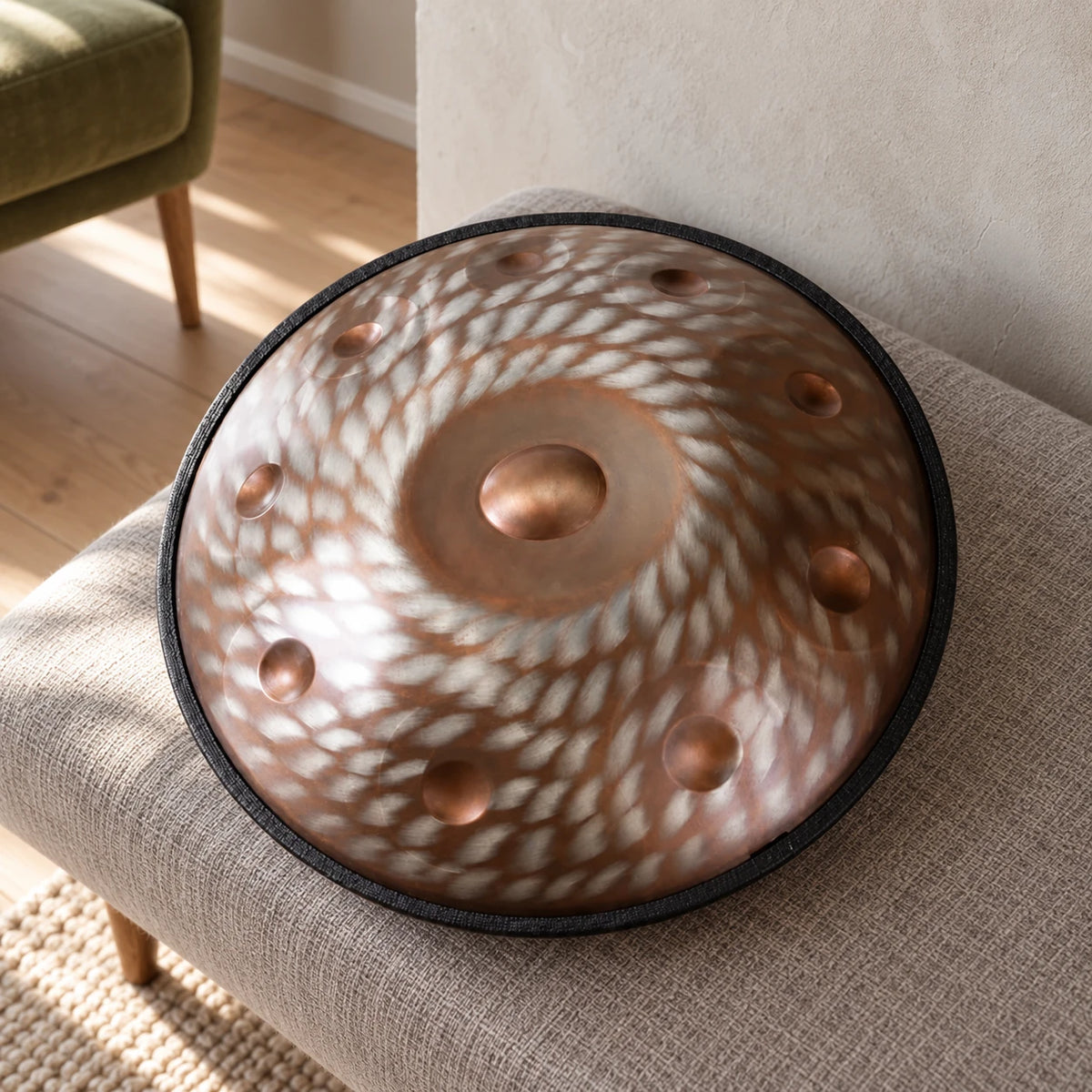 Risuono Brace — handpan in un ambiente contemporaneo