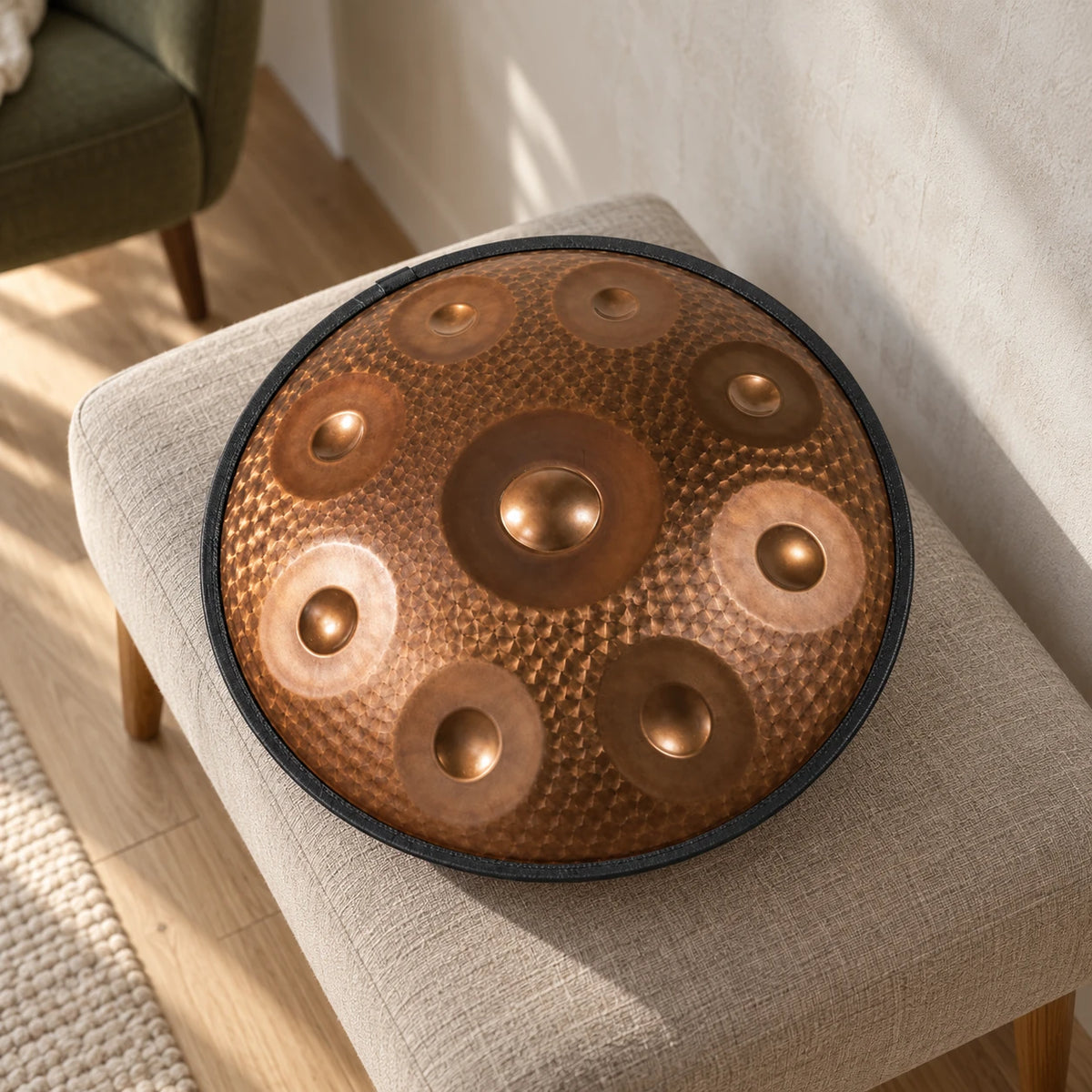 Risuono Martello — handpan in un ambiente contemporaneo