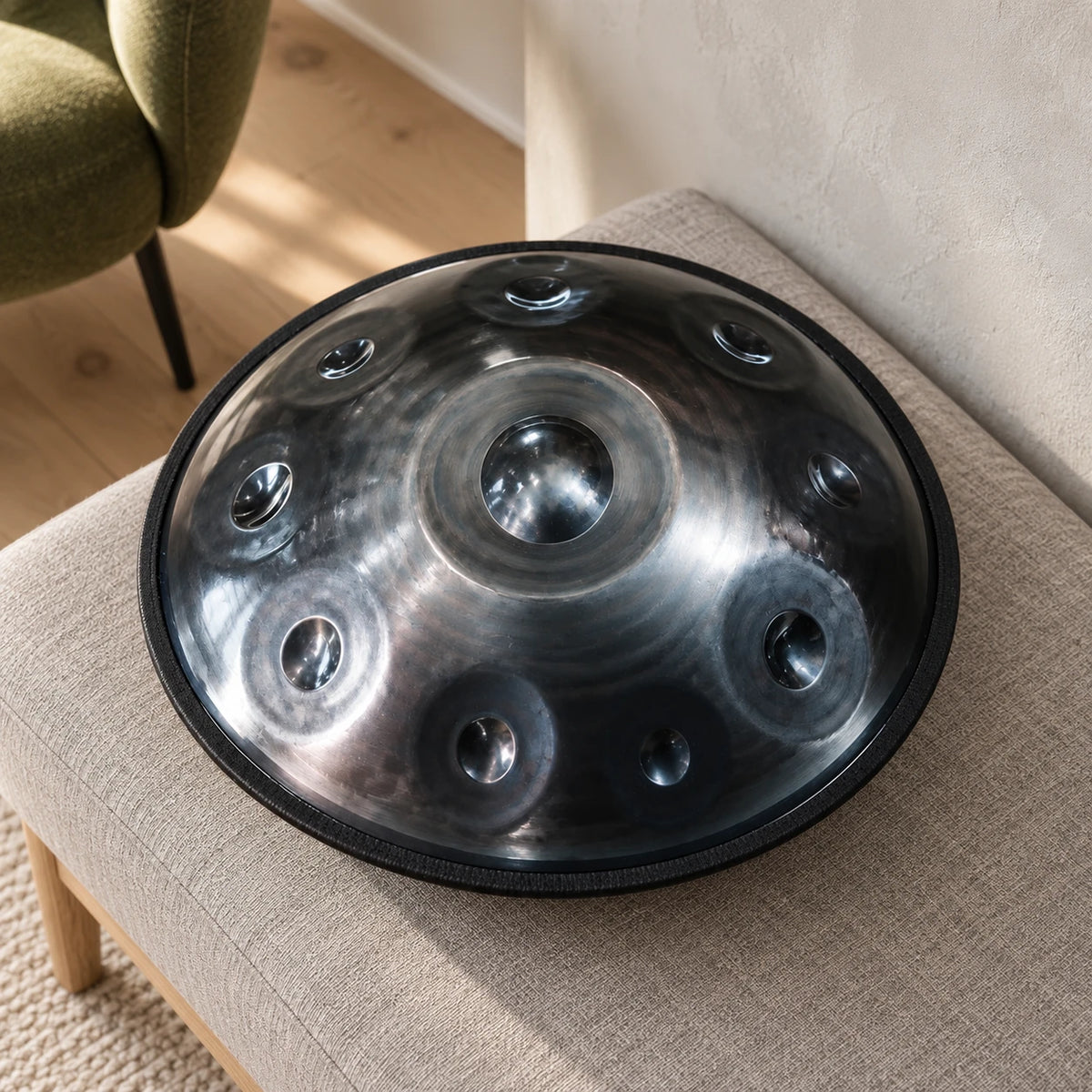 Risuono Notturno — handpan in un ambiente contemporaneo