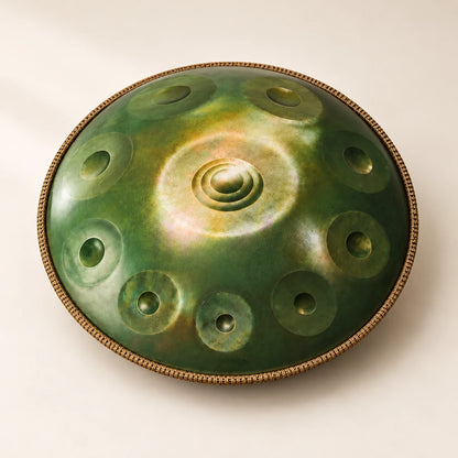 Risuono Smeraldo — vista dell’handpan