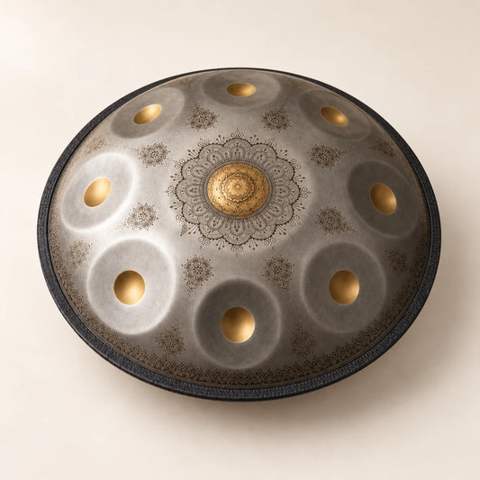 Risuono Fiorito — vista dell’handpan