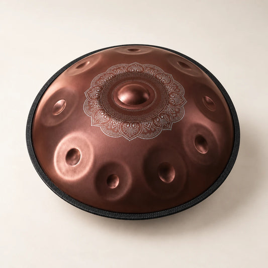Risuono Trama — vista dell’handpan
