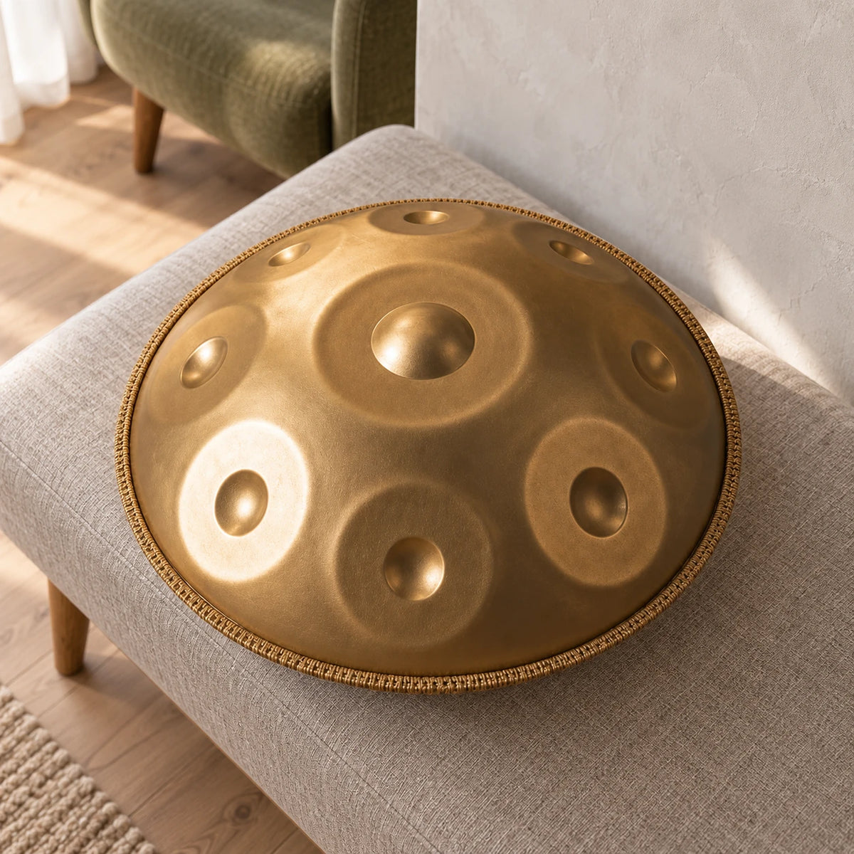 Risuono Origine — handpan in un ambiente contemporaneo