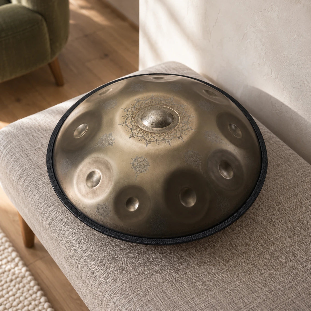 Risuono Ricamo — handpan in un ambiente contemporaneo
