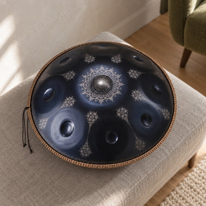 Risuono Blu Maggiore — handpan in un ambiente contemporaneo