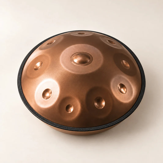 Risuono Rame — vista dell’handpan